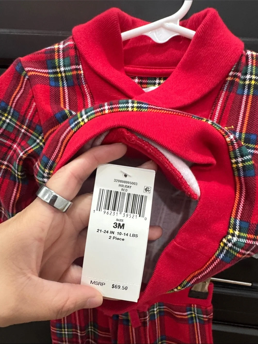 Ralph Lauren Christmas Set Size 3 Months 100% Cotton